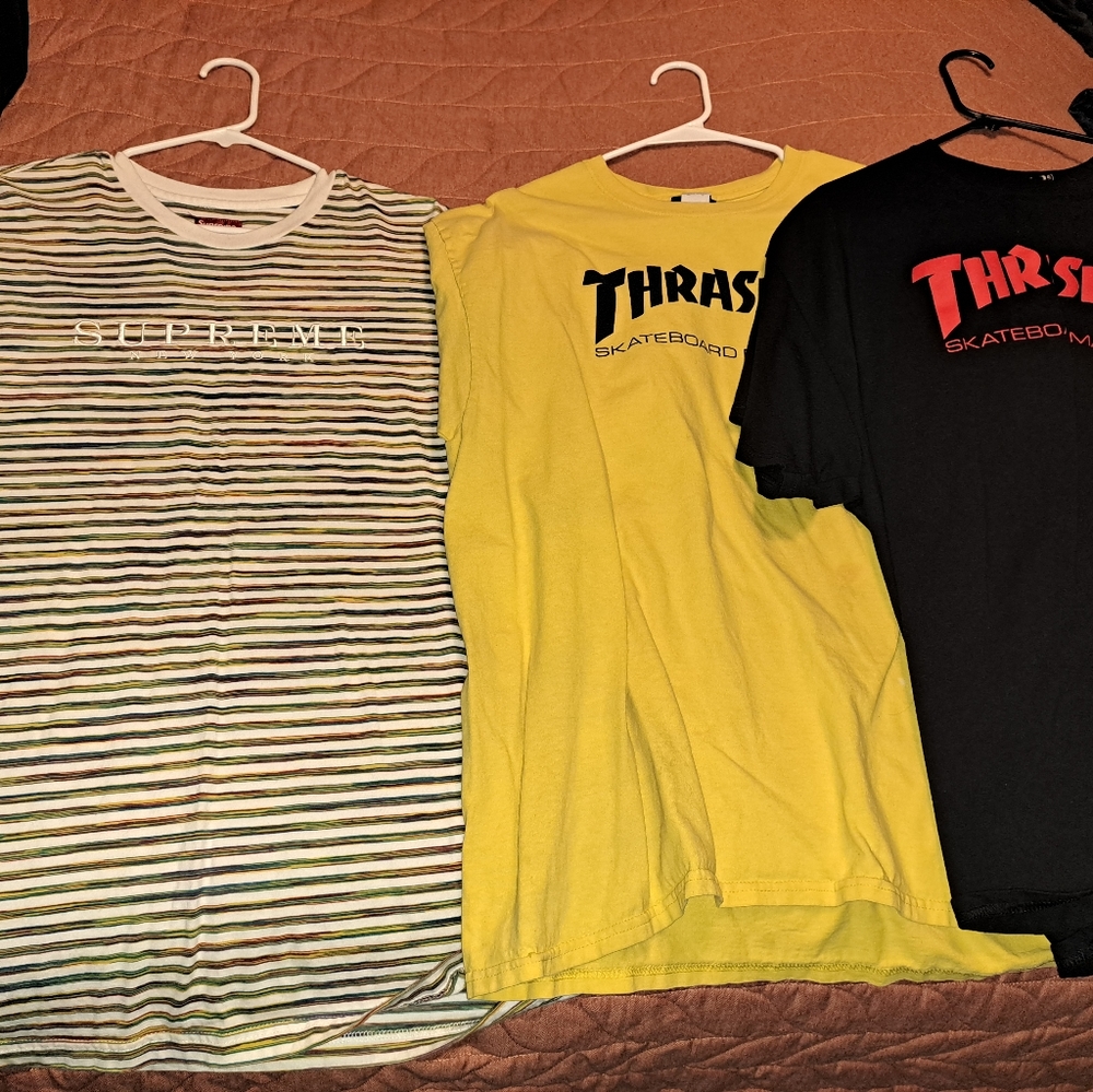 Mens supreme and thrasher tshirts